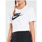 Nike Nsw Essential Crop T-Shirt - White