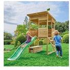 Tp Tree Tops Wooden Playhouse With Slide