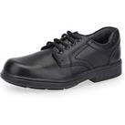 Start-Rite Isaac Boys Black Leather Lace Up School Shoes
