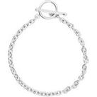 The Love Silver Collection Sterling Silver Classic T-Bar Bracelet