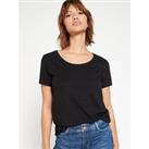 Everyday The Essential Scoop Neck T-Shirt - Black