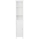 Lloyd Pascal Devonshire Tall Bathroom Cabinet - White