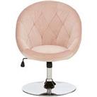 Very Home Odyssey Velvet Leisure Chair - Pink
