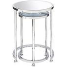 Very Home Aruba Mirrored Nest Of Lamp Tables
