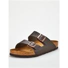 Birkenstock Men'S Arizona Smooth Leather Sandal - Brown