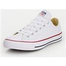 Converse Womens Leather Ox Trainers - White