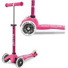 Micro Scooter Mini Deluxe Scooter Led - Pink