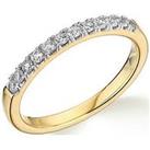Love Gold 9Ct Gold 0.25Ct Diamond Micro Setting Eternity Ring