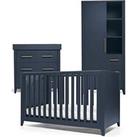 Mamas & Papas Melfi Cot Bed, Dresser Changer And Storage Wardrobe - Midnight Blue