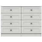 One Call Harris Ready Assembled 4 + 4 Drawer Chest