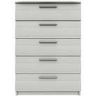 One Call Taylor Ready Assembled 5 Drawer Chest