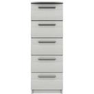 One Call Taylor Ready Assembled 5 Drawer Tall Boy