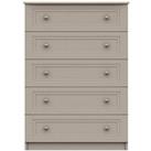 One Call Reid Ready Assembled 5 Drawer Chest