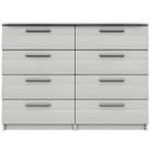 One Call Taylor Ready Assembled 4 + 4 Drawer Chest