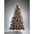 Very Home 6Ft Black Forest Flocked Pre-Lit Christmas Tree