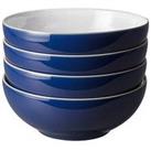 Denby Elements Dark Blue Cereal Bowls &Ndash; Set Of 4