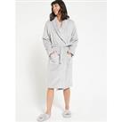 Everyday Supersoft Dressing Gown - Grey