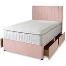 Shire Beds Liberty 1000 Pocket Pillowtop Divan Bed With Storage Options - Excludes Headboard