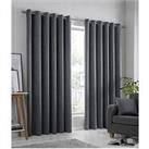 Fusion Strata Dim-Out Eyelet Curtains