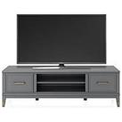 Cosmoliving By Cosmopolitan Westerleigh Tv Stand - Graphite Grey - Fits Up To 65 Inch