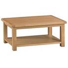 K-Interiors Alana Part Assembled Solid Wood Coffee Table