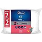 Silentnight So Full Pillow Pack Set Of 2 With 2 Extra Completely Free! - White