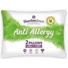 Slumberdown Anti-Allergy Soft Pillows Pack Of 2 - White