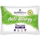 Slumberdown Anti-Allergy Firm Pillows Pack Of 2 - White