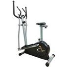 V-Fit Magnetic 2- In-1 Cycle Elliptical Trainer