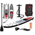 Pure 4 Fun Pure 320 Sup All-Round Inflatable Stand Up Paddle Board 10.5 Feet & Pump, Patch Tool, Foot Lead, Adjustable Paddle And Waterproof 2L Bag