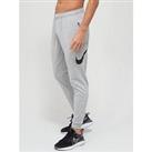 Nike Training Dry Fleece Taper Pants - Dark Grey
