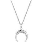 The Love Silver Collection Sterling Silver Tusk Pendant Necklace