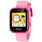 Tikkers Full Display Pink Silicone Strap Kids Smart Watch