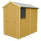 Shire Shetland Shiplap Dip Treated Apex Shed - 6 X 4Ft - Shed Only