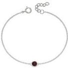 The Love Silver Collection Sterling Silver Birthstone Bracelet