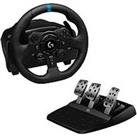 Logitechg G923 Racing Wheel And Pedals Trueforce Up To 1000 Hz Force Feedback For Ps5, Ps4, Pc/Mac - Black