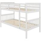 Very Home Novara Bunk Bed - White - Fsc Certified - Bunk Bed Frame With 2 Standard Mattresses
