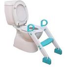 Dreambaby Step-Up Toilet Trainer - Aqua/White