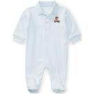 Ralph Lauren Baby Boys Embroidered All In One - Blue