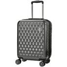Rock Luggage Allure Carry-On 8-Wheel Suitcase - Charcoal