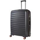 Rock Luggage Sunwave Large 8-Wheel Suitcase - Charcoal
