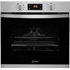 Indesit Ifw3841Pix Built-In 60Cm Width, Electric Single Oven - Stainless Steel - Oven Only