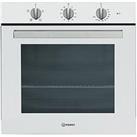Indesit Aria Ifw6230Whuk Built-In 60Cm Width, Electric Single Oven - White - Oven With Installation