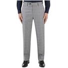 Skopes Anello Tailored Fit Trousers - Grey Check