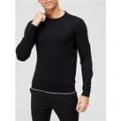 Armani Exchange Classic Knitted Jumper - Black
