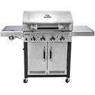 Char-Broil Advantage Series 445S - 4 Burner Gas Barbecue Grill With Tru-Infrared Technology - Stainl
