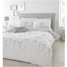 Catherine Lansfield Meadowsweet Floral Duvet Cover Set - White