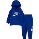 Nike Younger Fleece Pullover Hoodie And Joggers 2-Piece Set - Blue