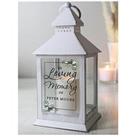 The Personalised Memento Company Personalised In Loving Memory Lantern