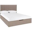 Very Home Nova Fabric Ottoman Storage Bed Frame With Mattress Options (Buy & Save!) - Bed Frame 